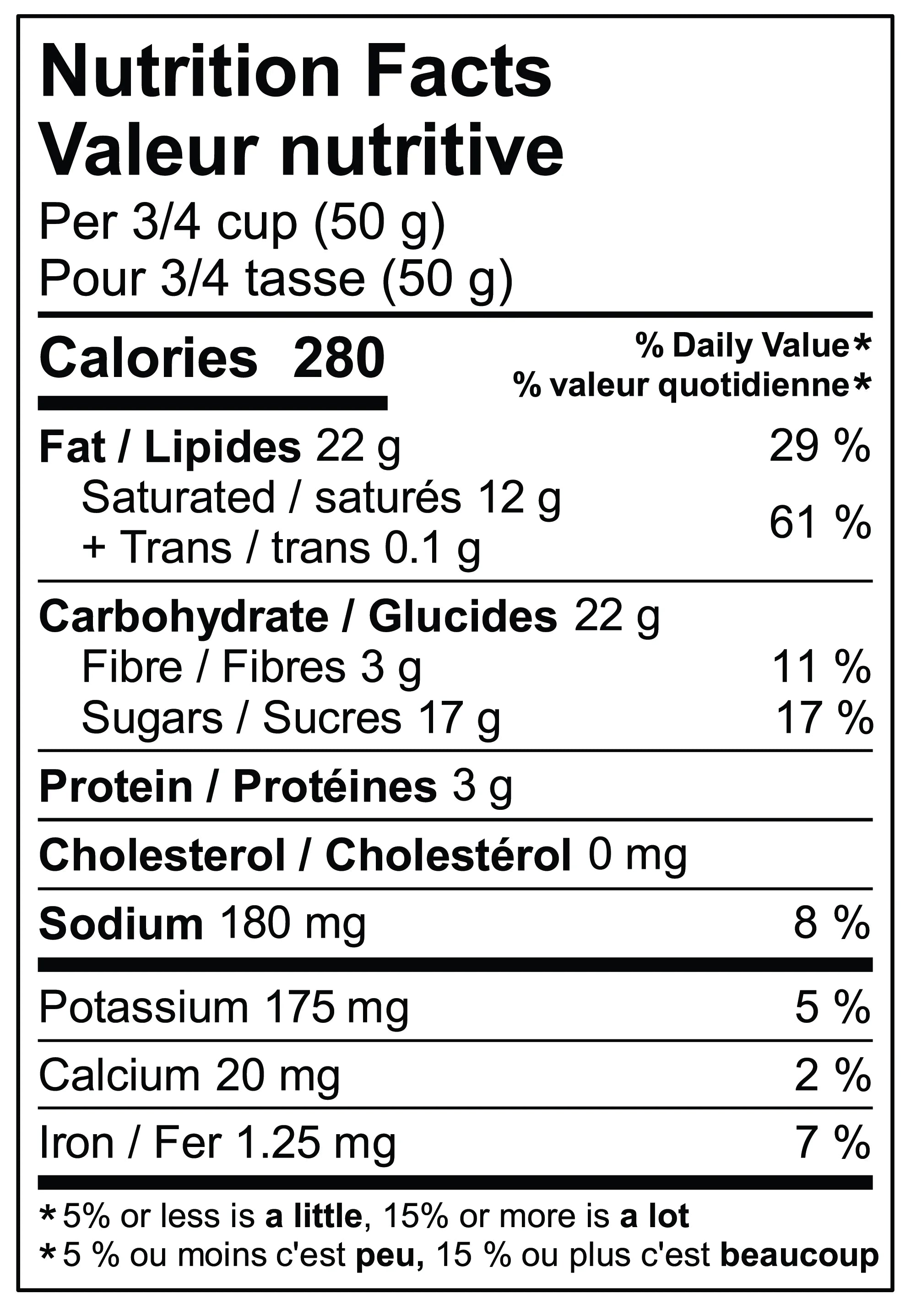 Nutritional Information