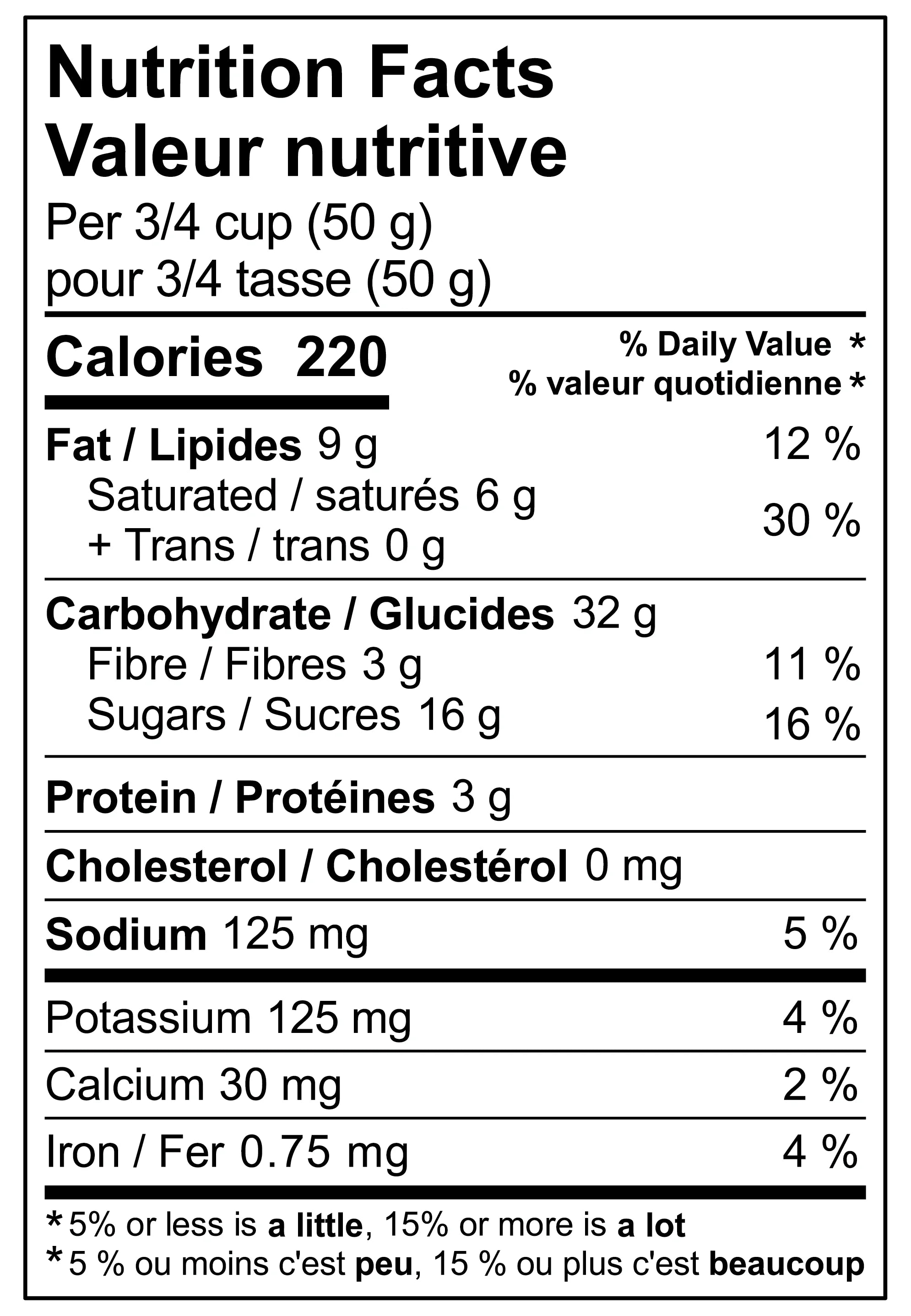 Nutritional Information