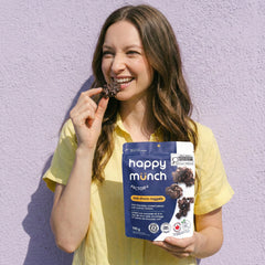 Women enjoying Dark Choco Nuggets.